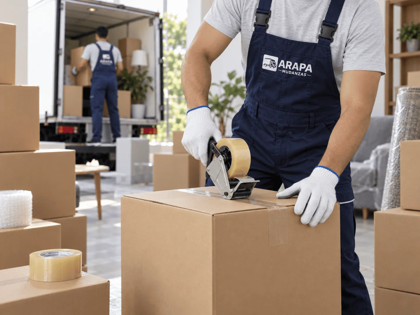 Servicio de embalaje profesional de ARAPA